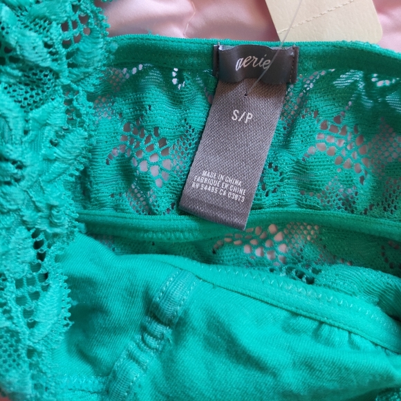 Aerie Lace Green Bralette Small - Picture 5 of 6